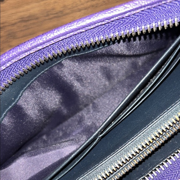 Loewe Purple Leather Long Wallet - Picture 8 of 10